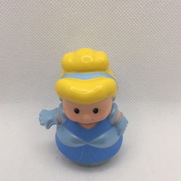 Fisher-Price Little People Disney Princess Cinderella Figure Toy Doll 2.5" - Picture 6 of 7